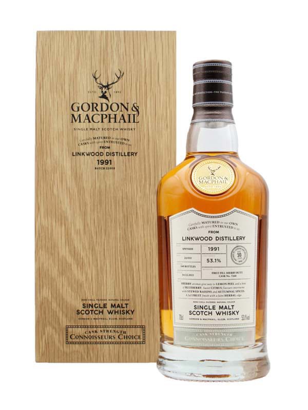Linkwood 1991 - 30 năm (Gordon & MacPhail)