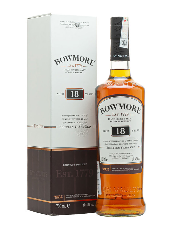 Bowmore 18 năm (Islay Single Malt Scotch Whisky)