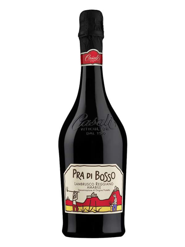 Pra Di Bosso Lambrusco Reggiano Amabile Vino Frizzante