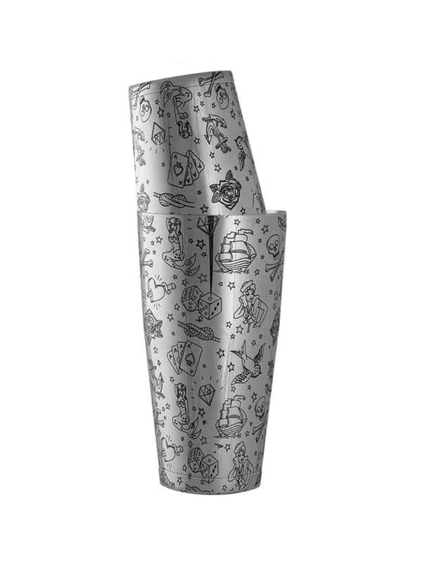 Bình lắc - Tattoo Boston Can & Cup Weighted