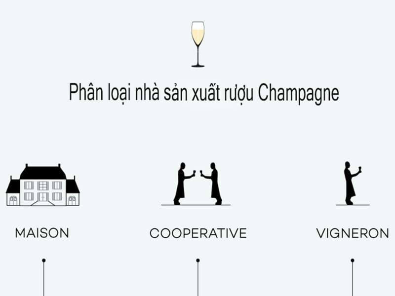 Phân loại nhà sản xuất Champagne