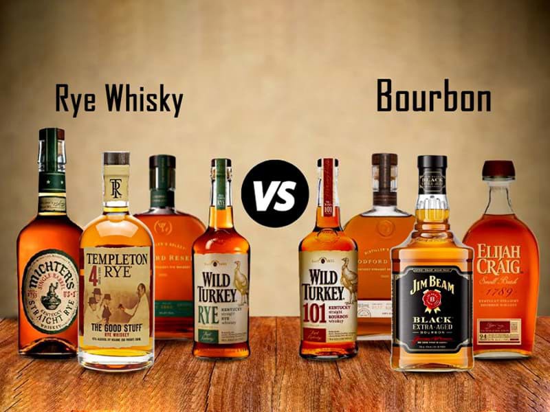 Sự khác nhau giữa Rye whisky và Bourbon là gì?