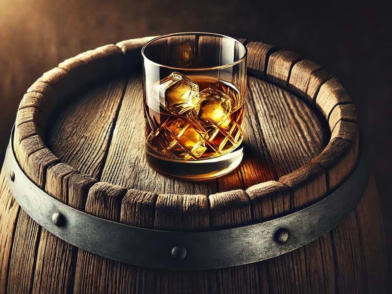 Điều gì xảy ra khi rượu whisky được ủ trong thùng gỗ sồi?