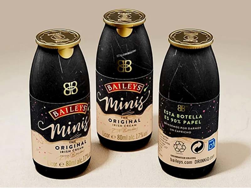 Bailey chuyển sang sử dụng chai giấy