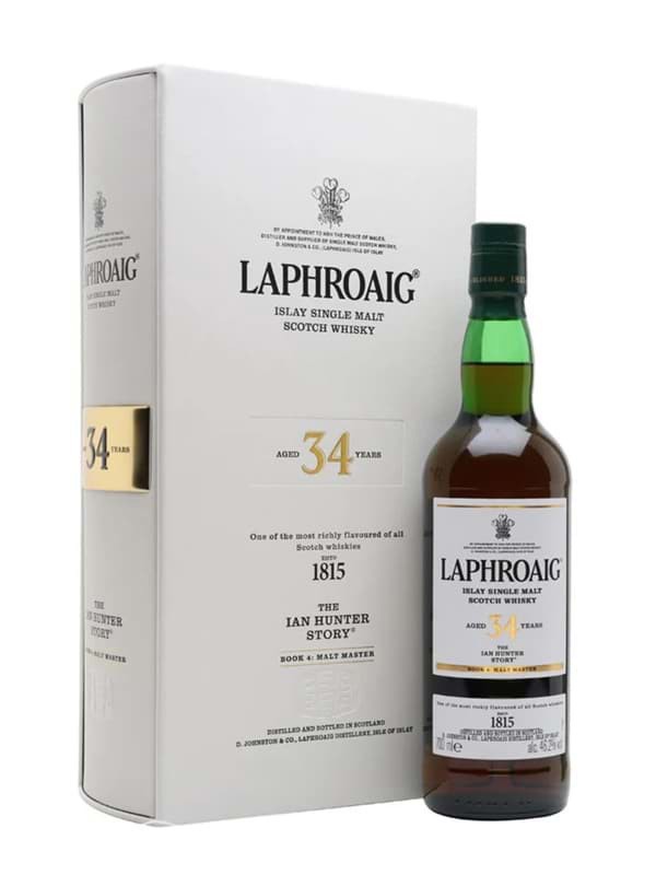 Laphroaig 34 năm - The Ian Hunter Story Book 4