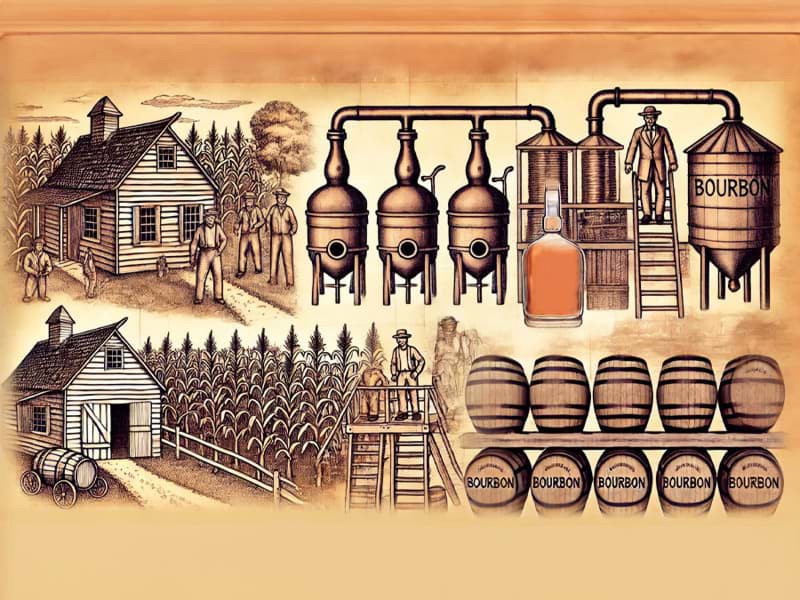 Lịch sử bắt đầu của rượu whisky Bourbon