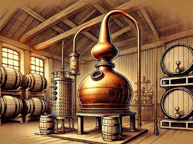 Khám phá phương pháp chưng cất rượu whisky từ Pot still