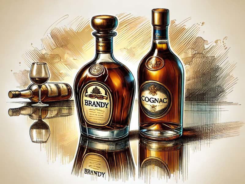 Tìm hiểu về sự khác nhau giữa rượu Brandy và Cognac