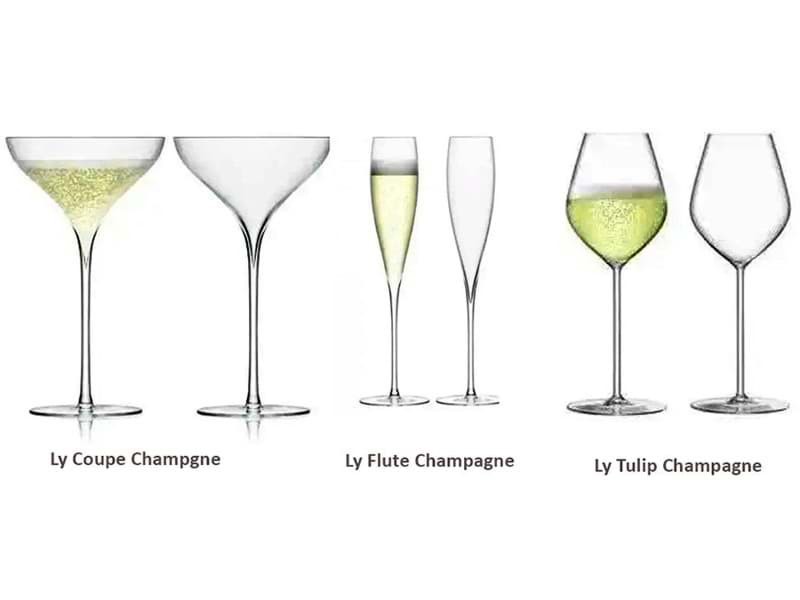 Những loại ly dành cho Champagne