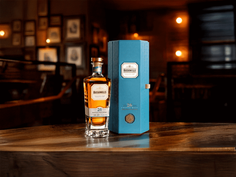 Bushmill Crystal Malt 26 năm được phát hành