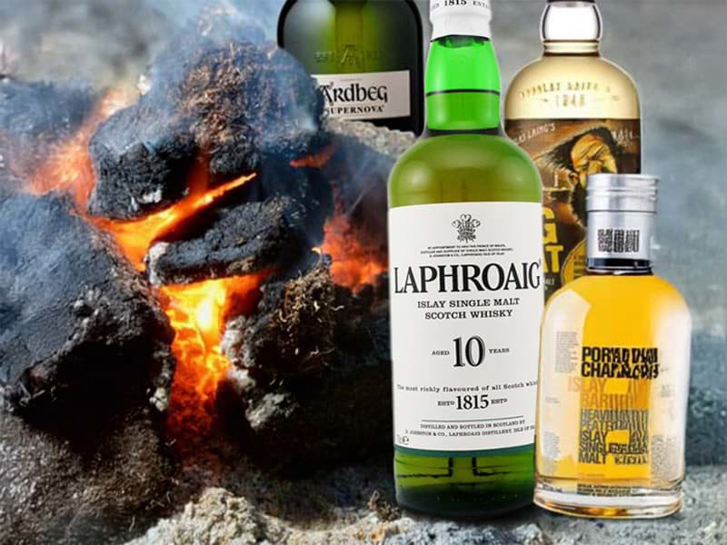 Câu chuyện về than bùn và vị khói đặc trưng của rượu Whisky
