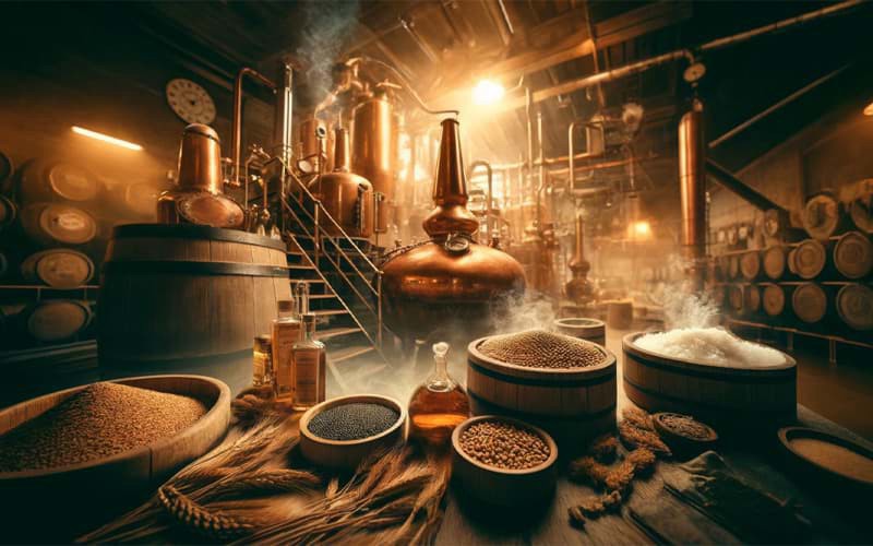 sản xuất whisky