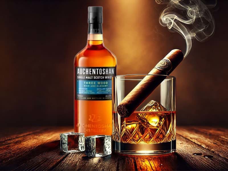 4 loại rượu Scotch Whisky ngon kết hợp với xì gà