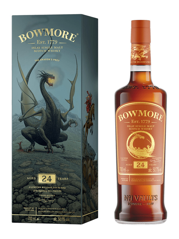 Bowmore 24 năm - Dragons Prey (Islay Single Malt Scotch Whisky)