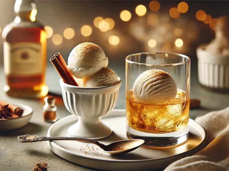 Cách làm kem rượu whisky