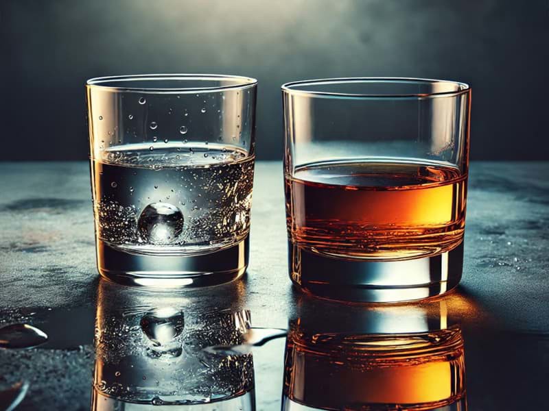 Việc chọn nước phù hợp khi thưởng thức rượu whisky