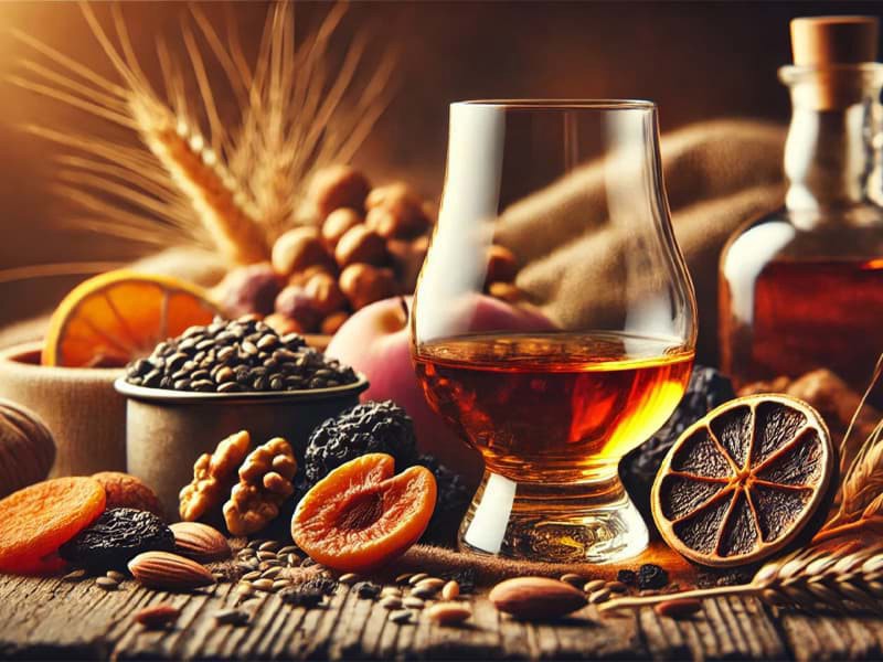 Rượu whisky khi kết hợp trái cây sấy và các loại hạt sẽ như thế nào?