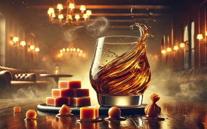Hương vị Toffee/kẹo bơ cứng trong rượu vang