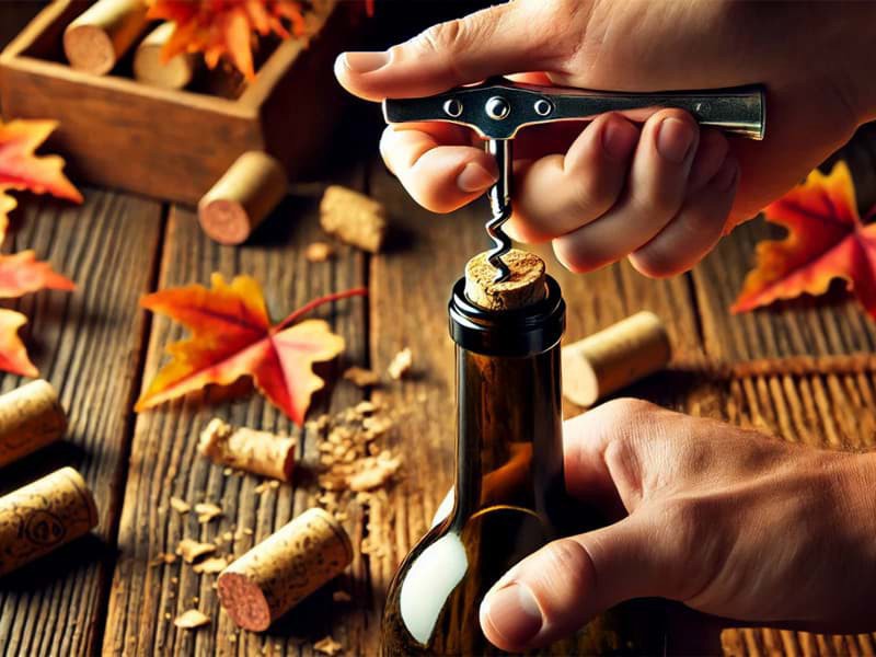 Cách xử lý khi vỡ nút bần chai rượu vang