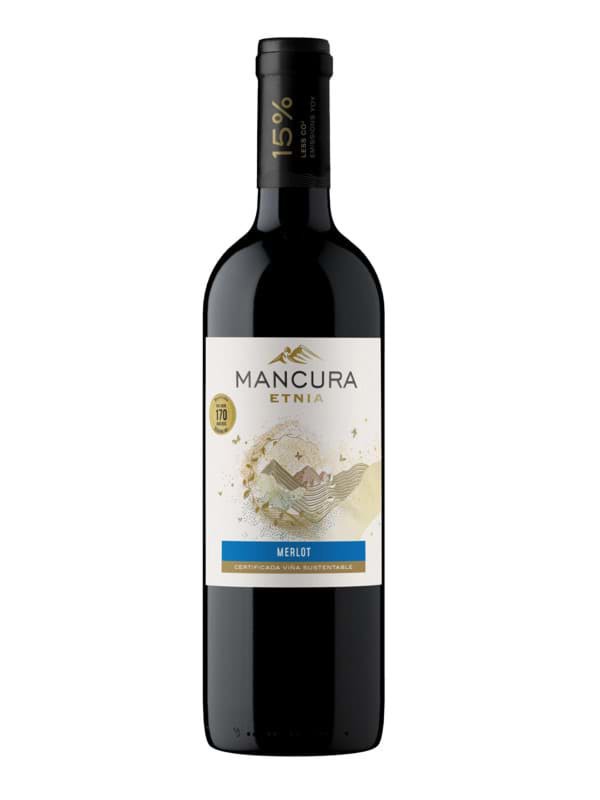 Rượu vang Mancura Etnia Merlot