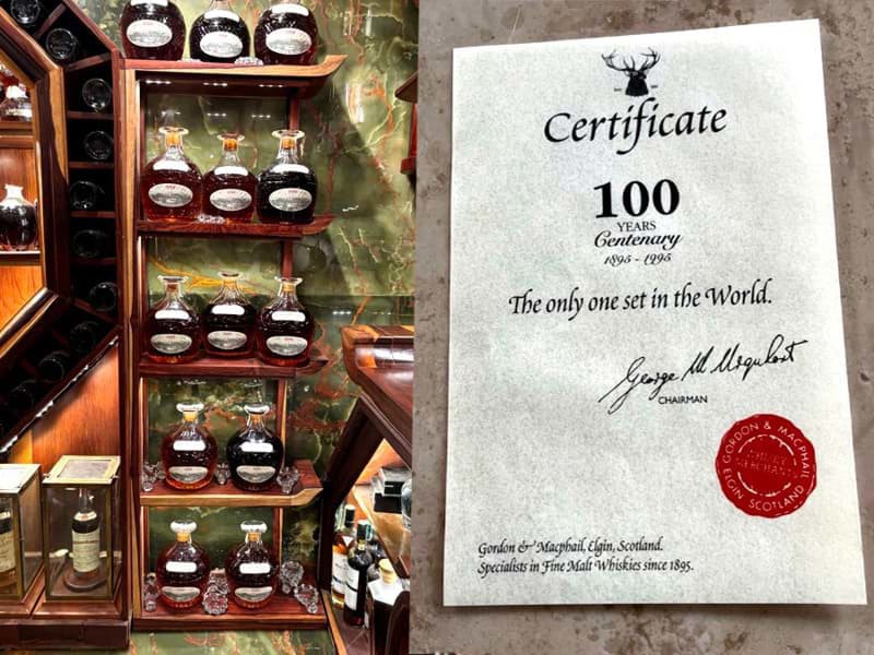 Bộ Sưu Tập Whisky Độc Nhất Vô Nhị Kỷ Niệm 100 Năm thành lập của Gordon & MacPhail