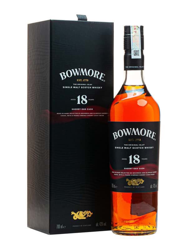 Bowmore 18 năm - Sherry OaK (Islay Single Malt Scotch Whisky)