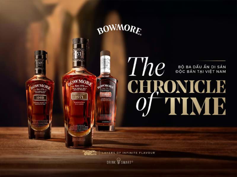 The Chronicle of Time – Bộ ba phiên bản huyền thoại của Bowmore