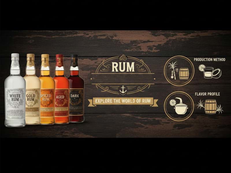 Phân loại rượu Rum