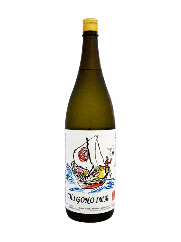 Sake Chigonoiwa Kasen Takarabune Label 1.8L