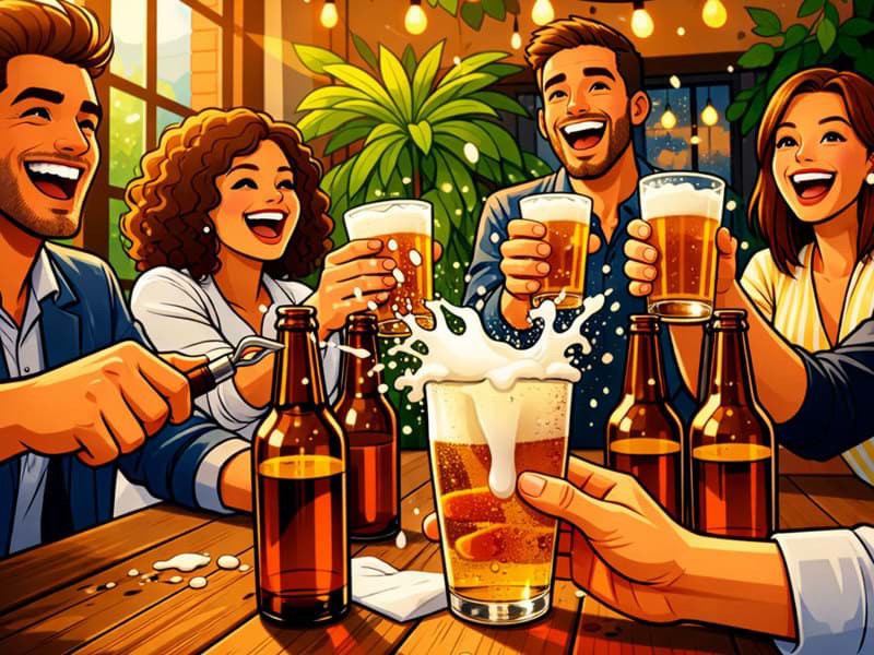 Bọt bia hình thành như thế nào?