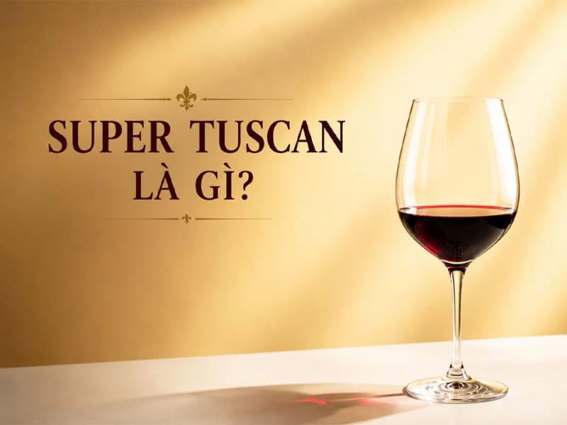 Rượu Super Tuscan là gì?