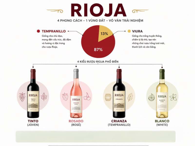 Phân loại mới cho rượu vang Rioja