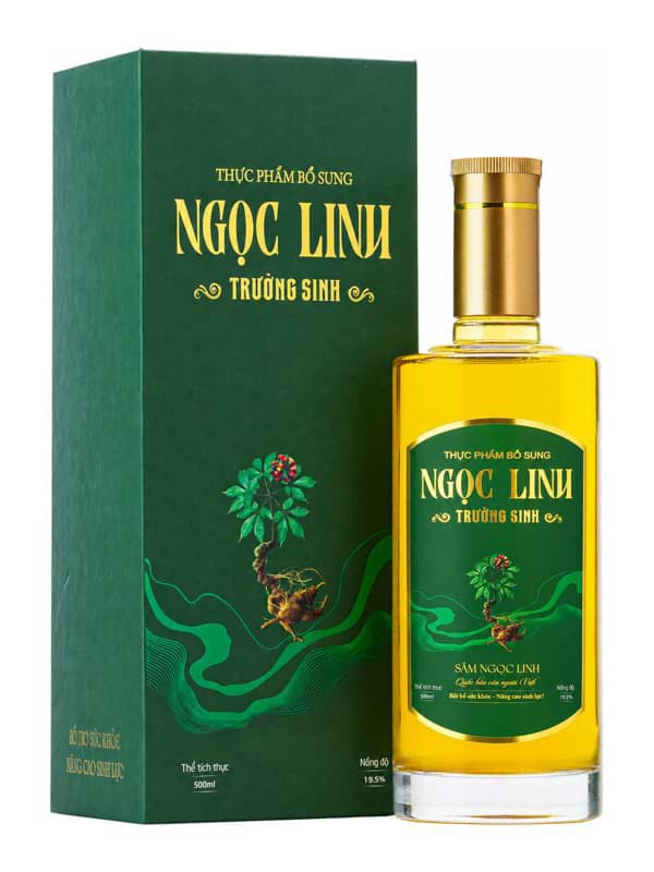 Truong Sinh (Green) (Rượu sâm Ngọc linh)
