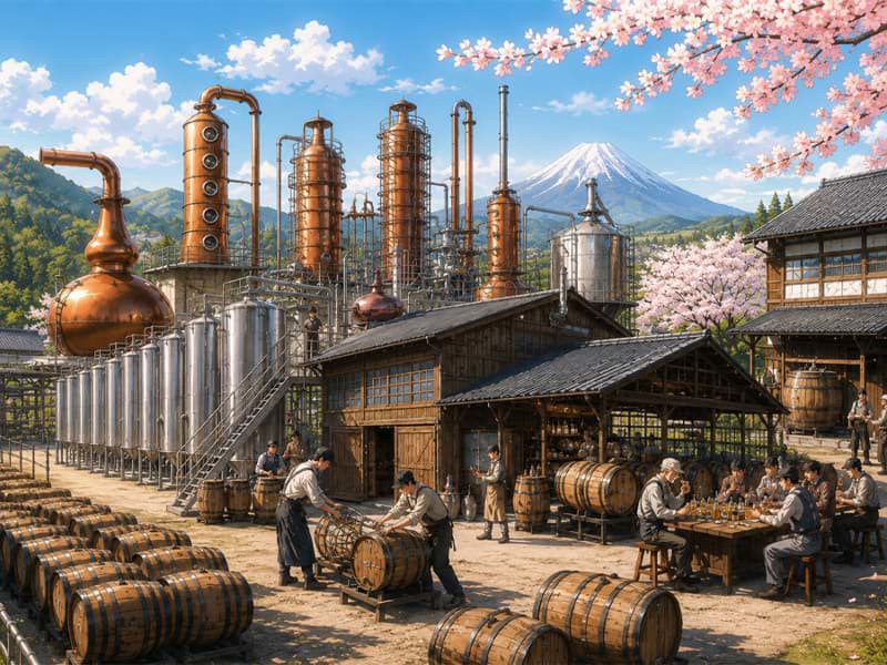 Lịch sử bắt nguồn của rượu whisky Nhật