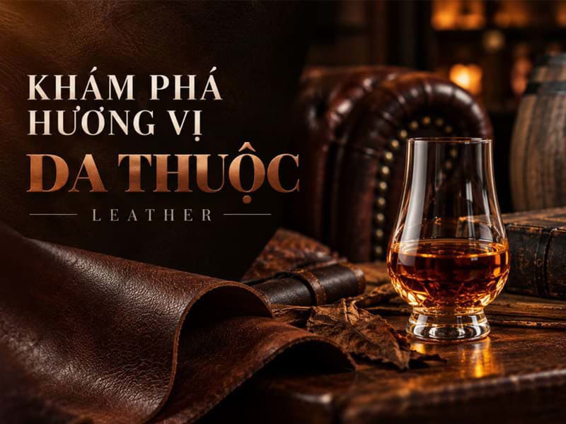 Khám phá hương vị da thuộc/leather trong rượu