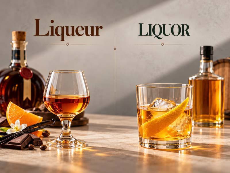 Sự khác nhau giữa Liquor và Liqueur là gì?