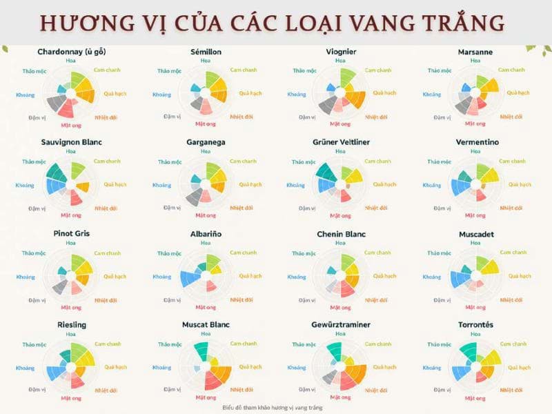 Hương vị vang trắng