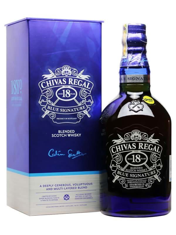Chivas 18 năm xanh - Blue Signature